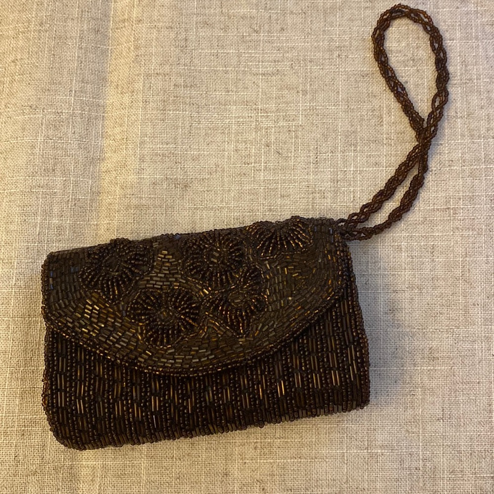 Vintage Beaded Clutch
